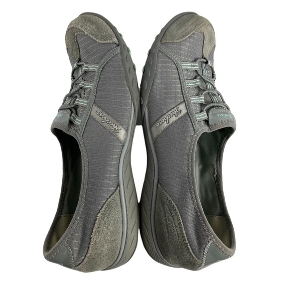 Skechers Relaxed Fit Breathe Easy Allure Gray Slip On Sneakers Shoes Size 10 - Picture 3 of 13